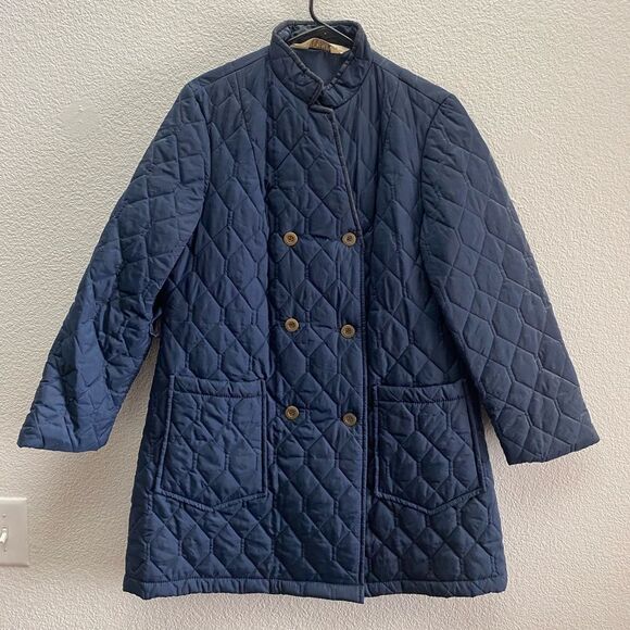 Vintage Montgomery Ward Quilted Long Jacket Size 14 - Picture 1 of 3